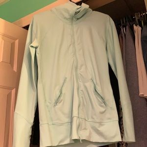 Zip up workout jacket